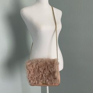 Loeffler Randall authentic shearling crossbody bag